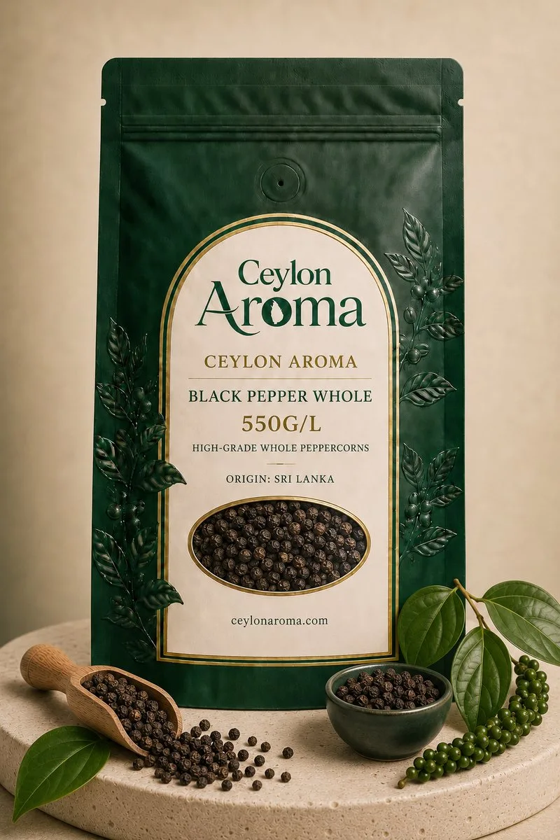 Black Pepper Whole 550G/L