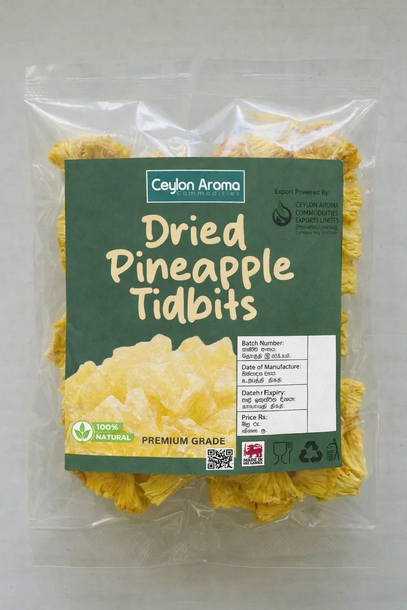 Dried Pineapple Tidbits